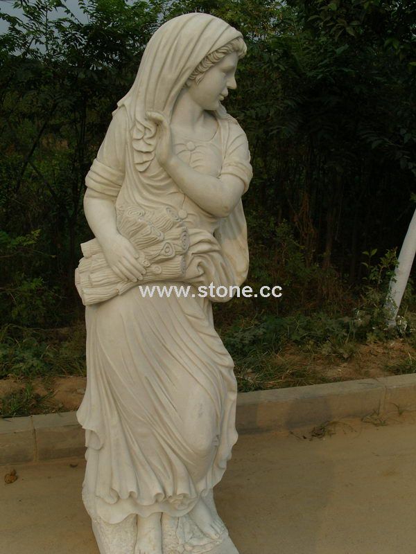 European Girl Statue