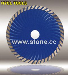 Diamond saw blade--Wave turbo