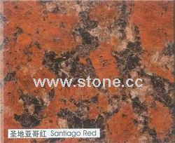 Santiago Red Granite Tile