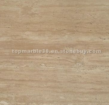 Ivory Vein-Cut Travertine Polished Filled
