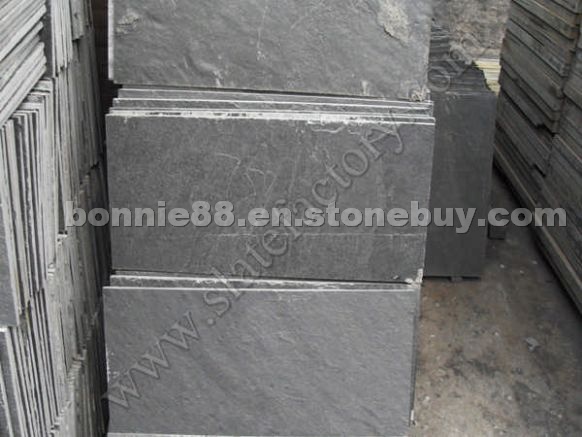 black slate tiles
