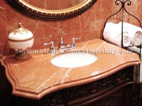 Rojo Alicante Marble Vanity Top