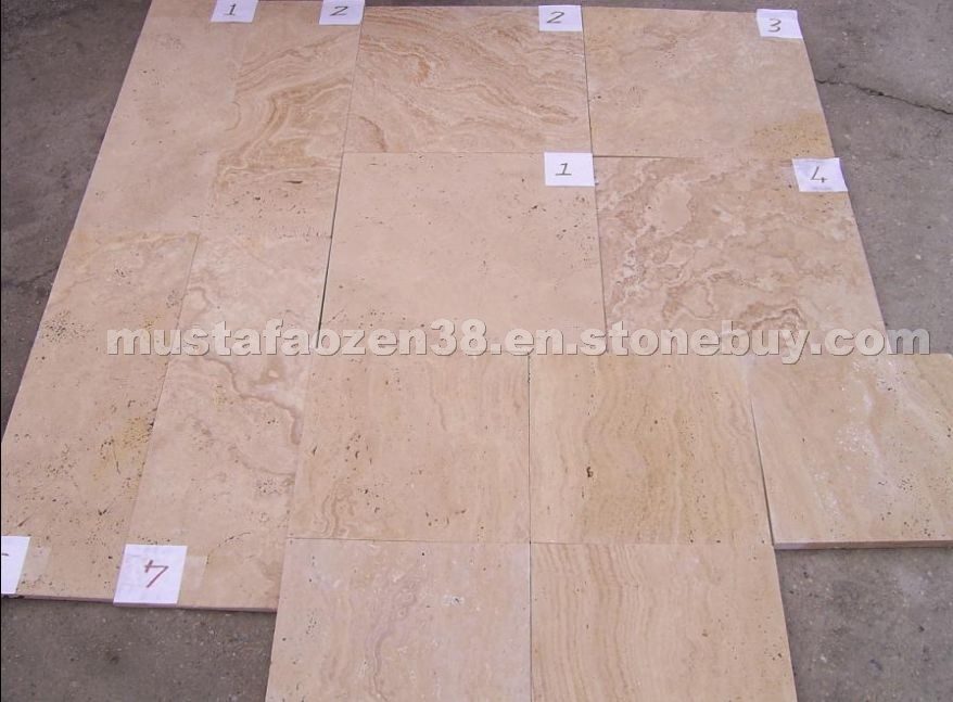 Travertine Cross cut & Vein Cut Selection
