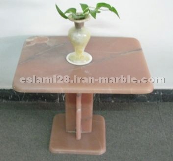 Pink Onyx Tea Table