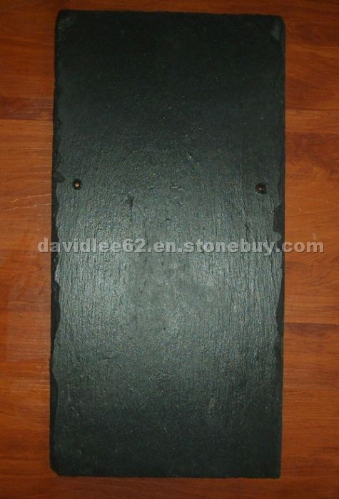 Black roofing slate