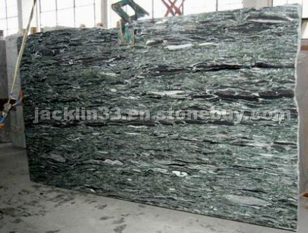 Sea wave green slab