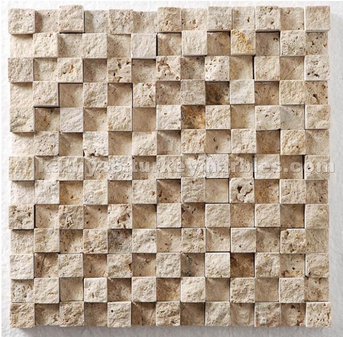 Travertine Mosaics - 3D Light