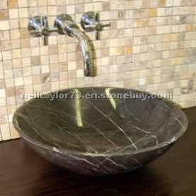 Dynasty Brown Polished Marble Basin Dynasty Brown Polished Marble Basin