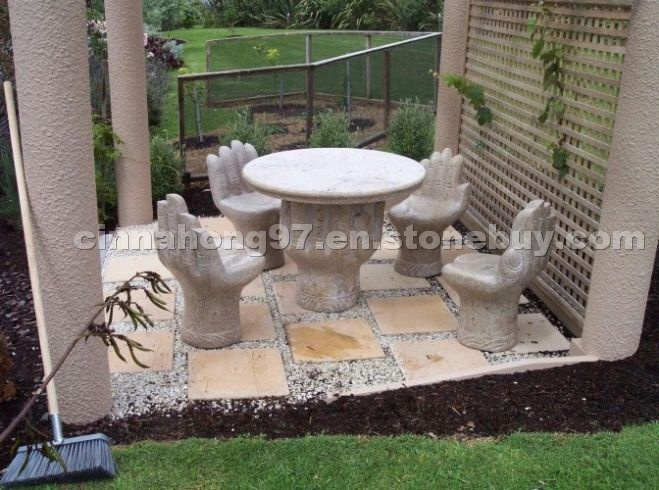 Bench and Table Set