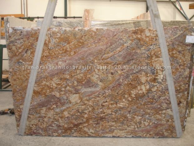 Golden Typhoon Granite Slabs