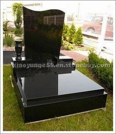 Shanxi Black Granite Tombstone