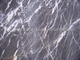 Silver spider marble