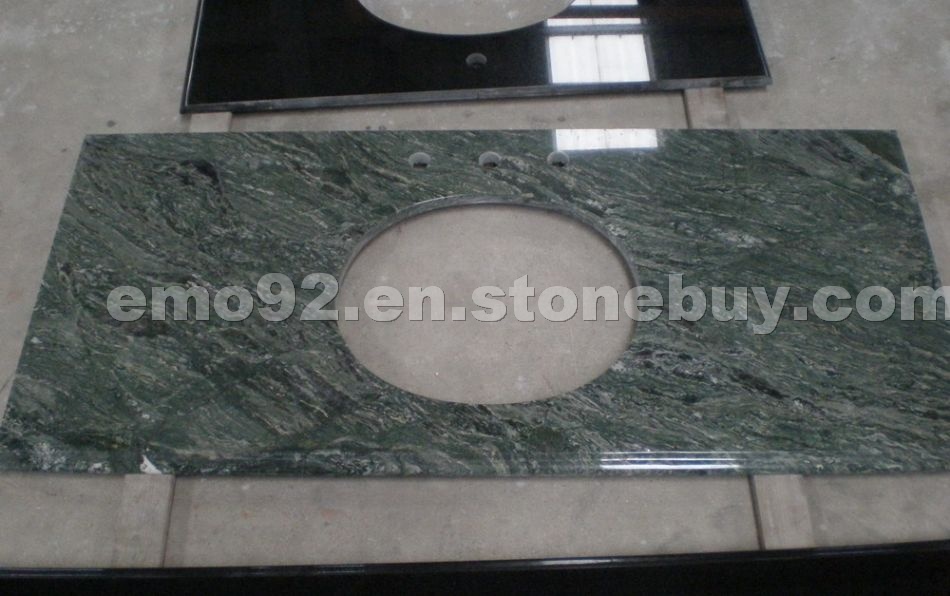Jade Green Vanity Top C3
