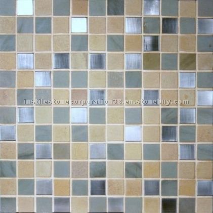 Steel, Mint & Cinzento Mosaic