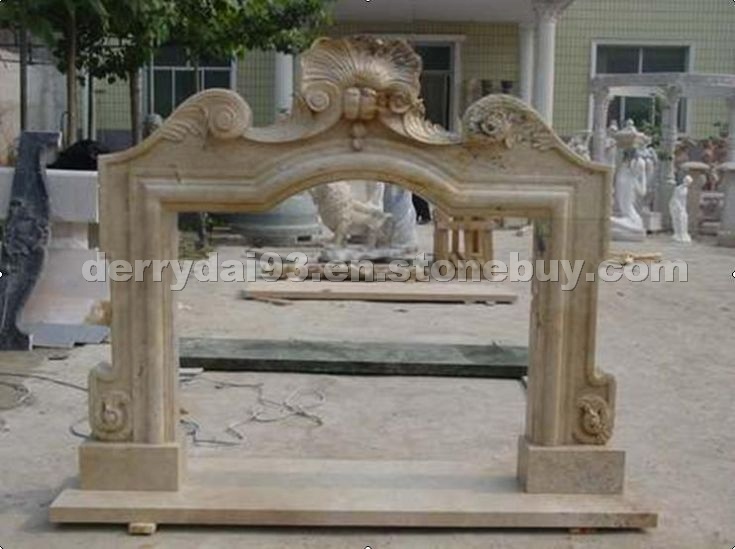 marble fireplace