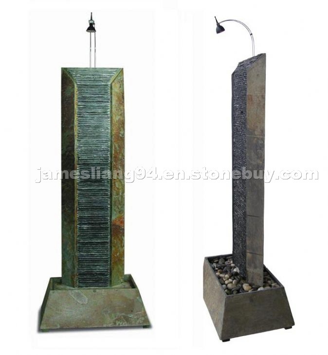 FSF0293 floor stone fountain with light