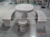 Granite Bench and Table