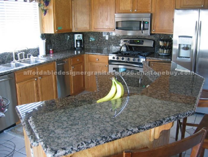Kitchen with Baltic Brown granite