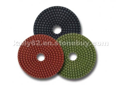 Diamond polishing pads