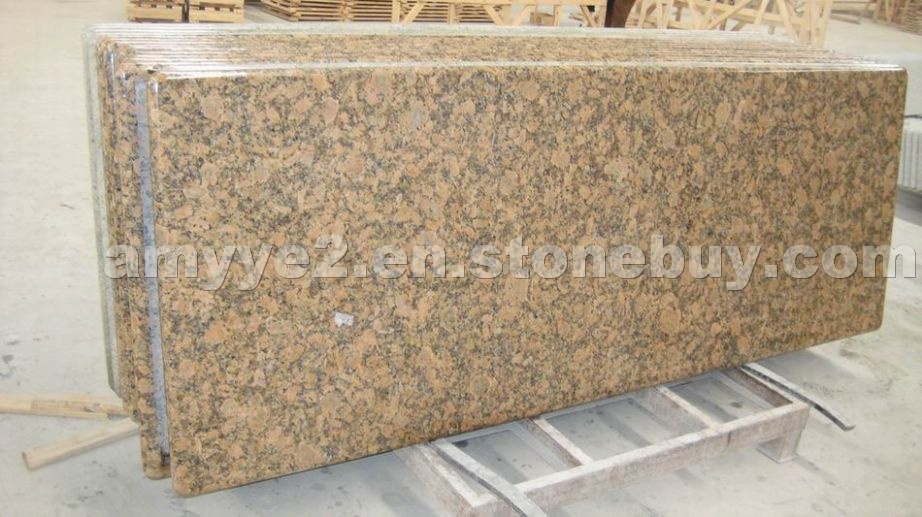 Giallo Fiorito granite prefabricated countertop