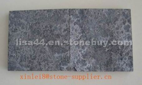 flammed blue stone