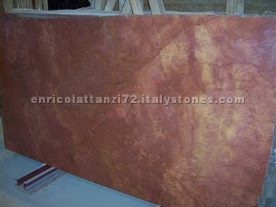 Travertine Red slabs