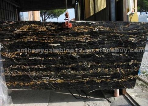 Black & Gold Marble Slabs
