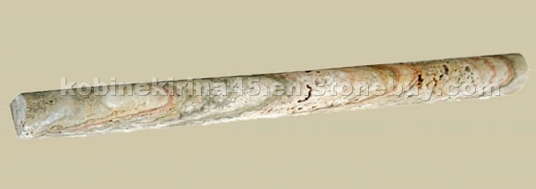 Scabos Travertine Pencil Molding