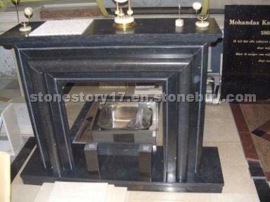 Black Marble Fireplace
