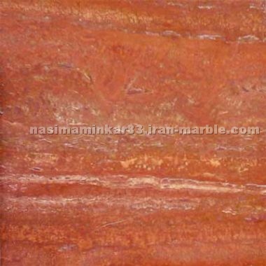 Iran red travertine tiles