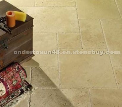 Travertine pattern application