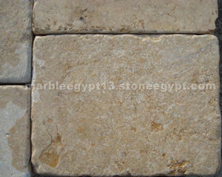 Jerusalem gold tumbled antiquated pavers
