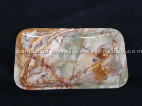 Green Onyx Tray