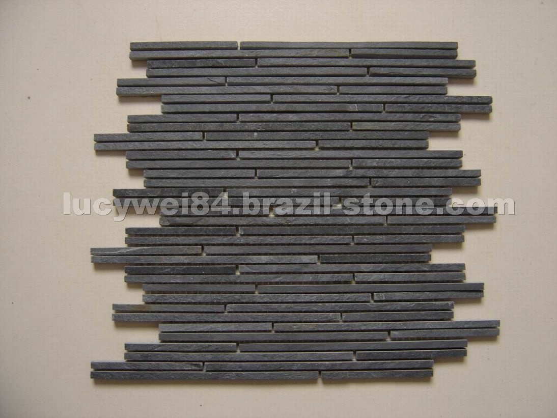black mosaic