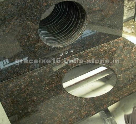Tan Brown Granite Vanity top