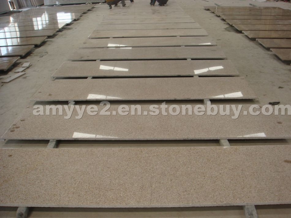 Sunset Gold granite prefabricated countertop