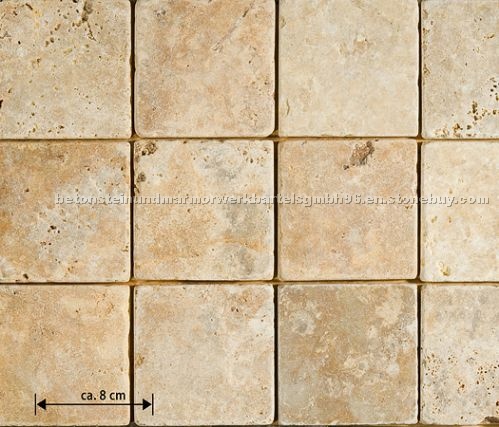 Travertine yellow mosaic