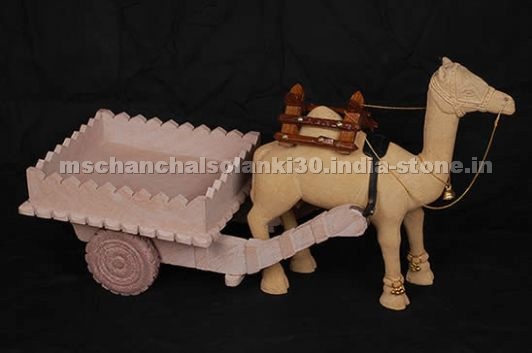 stone camel cart