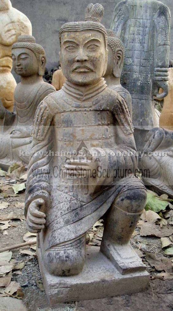 Marble Qin Solider Statue, style no.SS-047