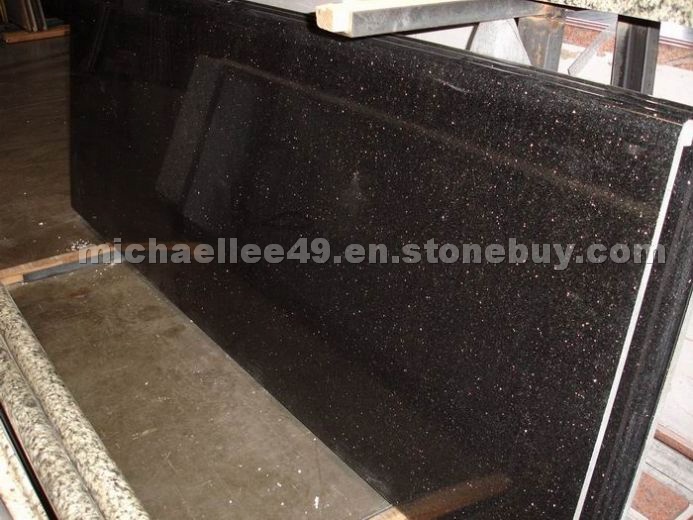 Black Galaxy Granite Countertop
