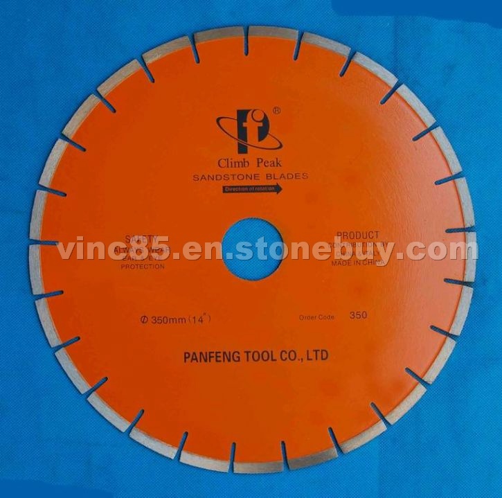 Diamond blade for sandstone