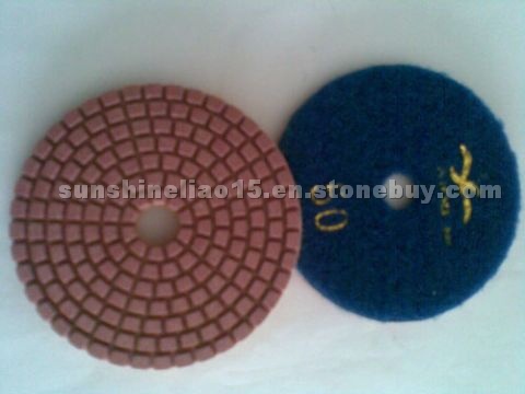 Stone polishing pad