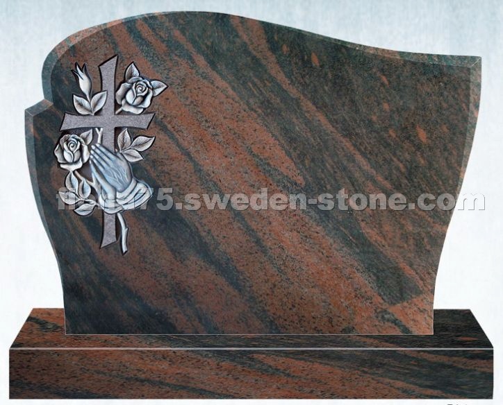 Sweden Paradiso Granite Tombstone BM37