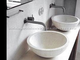 French limestone Sink-Washstand
