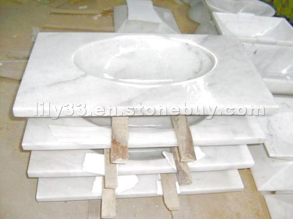 White Marble sink basin