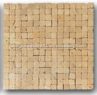 White travertine mosaic tiles