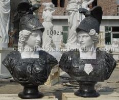stone bust carving