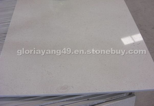 White limestone Laminated with Ceramic Tile
