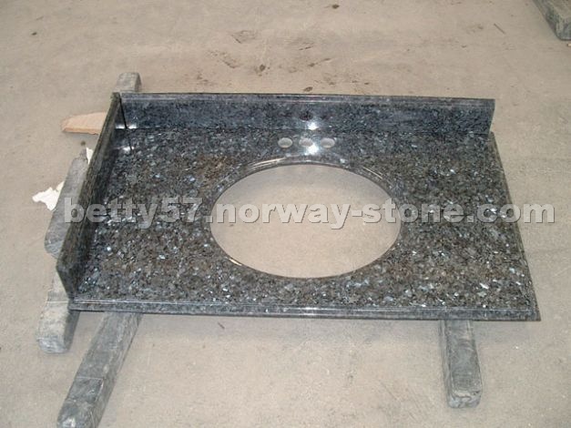 Blue Pearl Vanity Top, Worktop