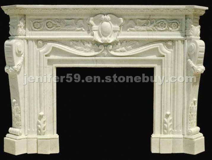 Stone and marble Fireplace